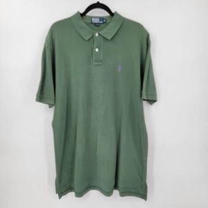 Polo Ralph Lauren Men's XL Green Short Sleeve Polo Shirt